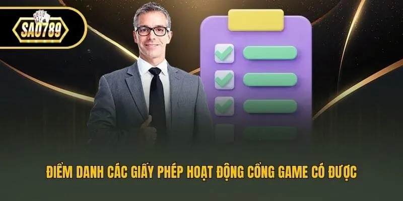 Điểm danh các giấy phép hoạt động cổng game có được