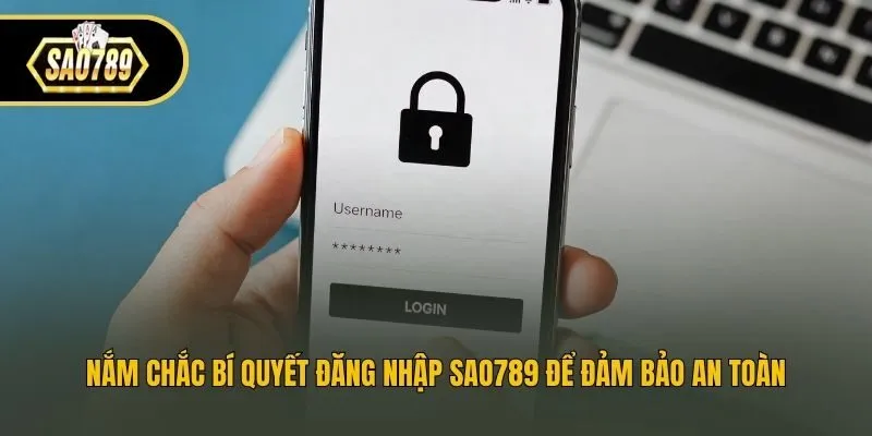 Nắm chắc bí quyết đăng nhập Sao789 để đảm bảo an toàn