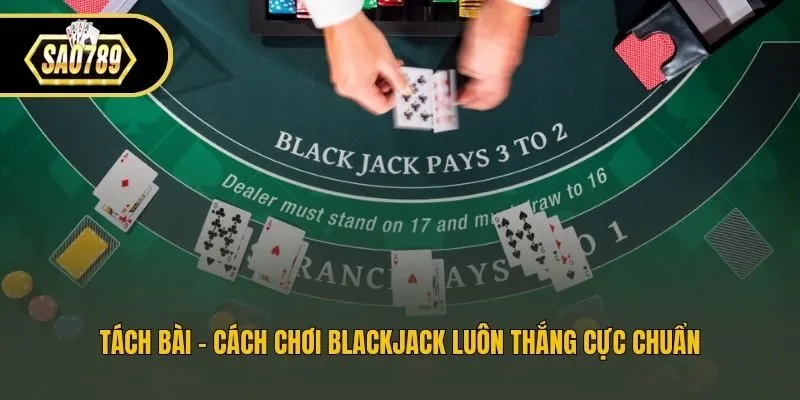Tách bài - Cách chơi blackjack luôn thắng cực chuẩn