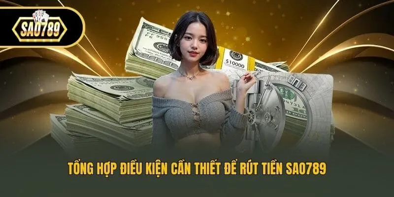 Tổng hợp điều kiện cần thiết để rút tiền Sao789